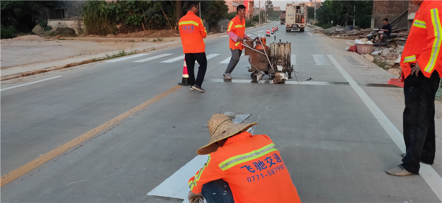 道路划线-南宁二级道路划线施工