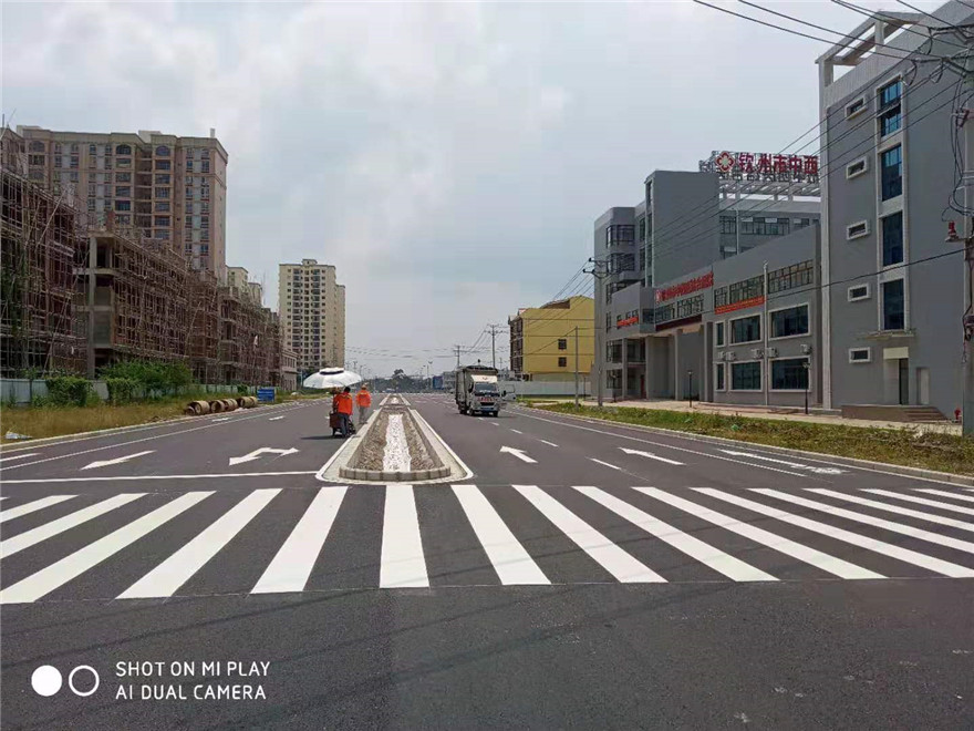 道路画线-钦州市政道路标线施工